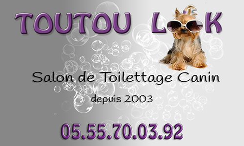 Salon de toilettage Toutou Look à Aixe-sur-Vienne